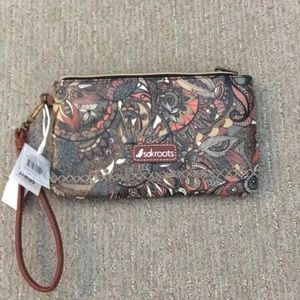 Sakroots charging wristlet